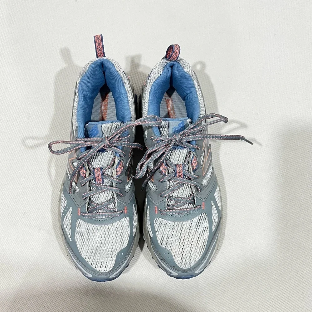 New Balance Unisex W,9 M, 7.5 Grey Blue Trail Running Sneaker Shoes All Terrain